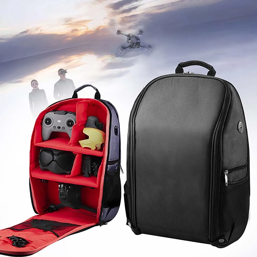 

Backpack Storage Bag Travel Bag Carrying Case Protective Case for FPV Combo Aircraft Accessories