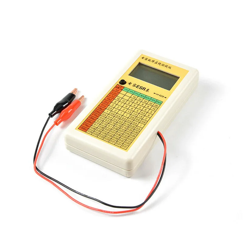 New Digital LCD ESR Capacitance Ohm Meter In Circuit Tester