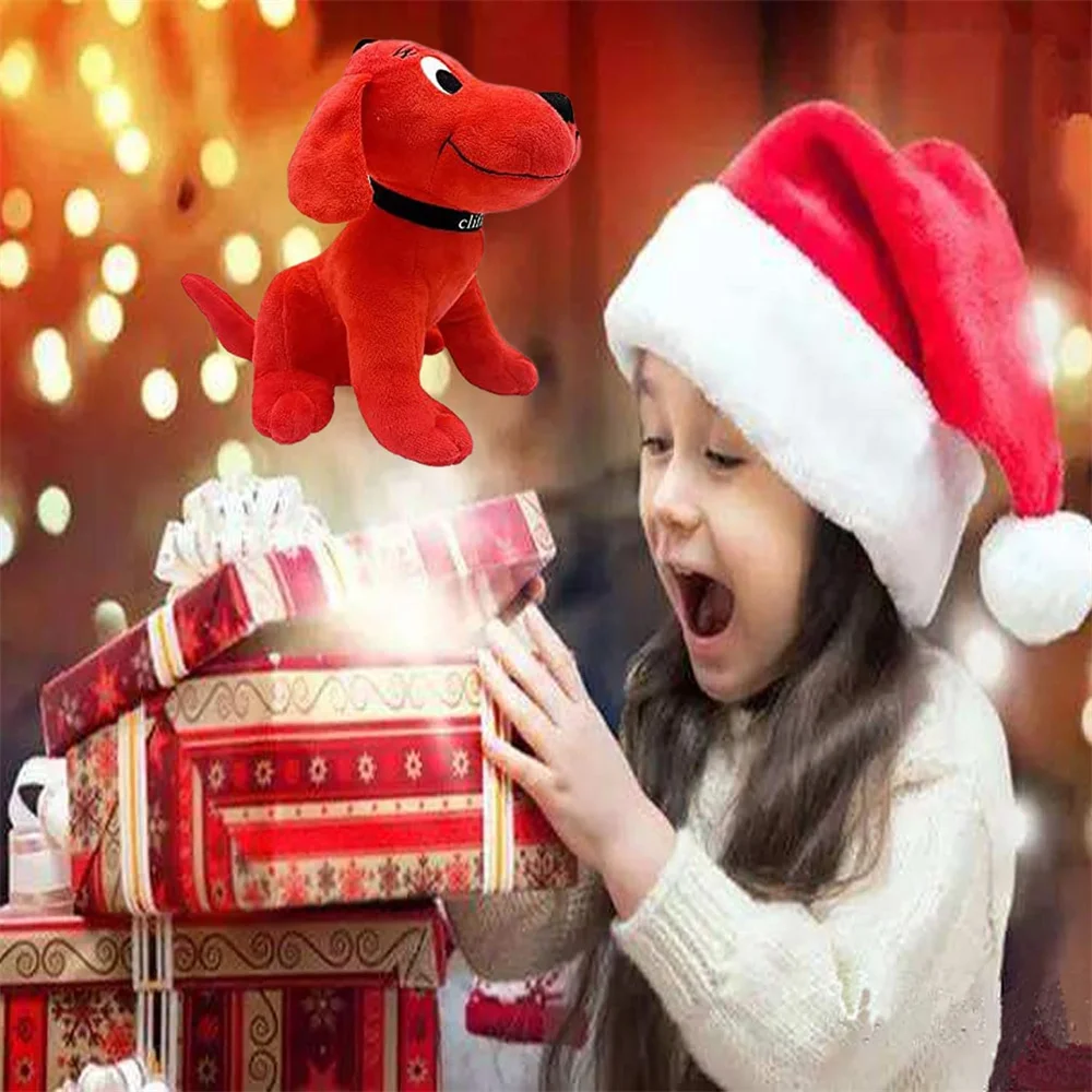 Clifford The Big Red Dog Plush Toy Cartoon Anime Plushie Figure Soft Stuffed Animal Puppy Doll Gift for Fans Girls  Birthday - view 5