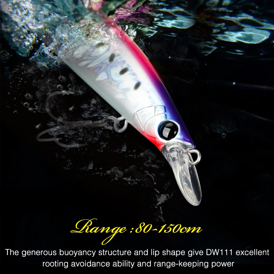 TSURINOYA 130mm 23g Floating Lures For Fishing Minnow TWINKLE 130F DW111 Crankbaits Fishing Artificial Lure Saltwater Hard Bait