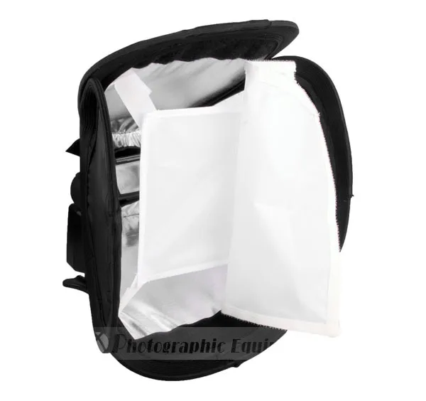 カメラフラッシュライトディフューザーソフトボックスsb600sb800 sb900 430ex580ex for yongnuo YN-560フォトスタジオアクセサリー (23x23cm)