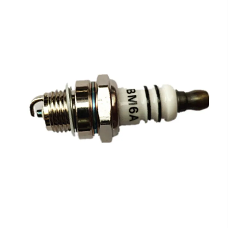 1Pc BM6A Spark Plug Glow Plug Standard Spark Plug Small Engine Replacemnet for 2 stroke Chainsaw Lawn Mower Strimmer