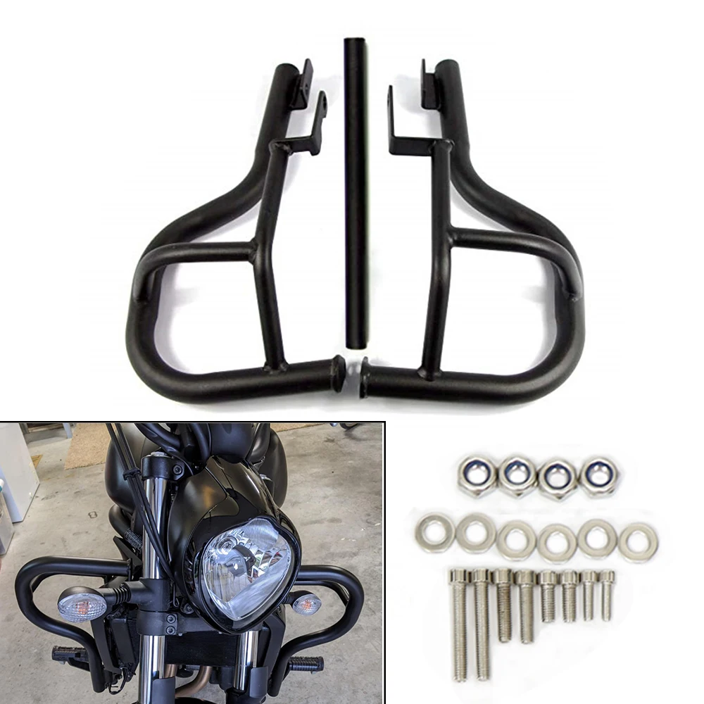 

For Kawasaki VN650 Vulcan S 650 EN650 2015-2023 Motorcycle Engine Guard Highway Crash Bars Bumper Stunt Cage Protector Steel