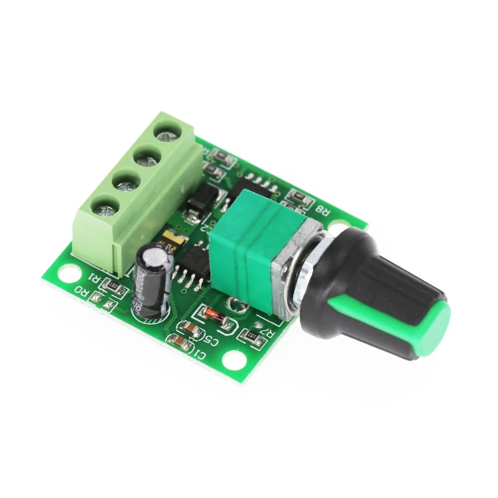 DC 2A 1.8V 3V 5V 6V 12V PWM Low Voltage Adjustable Switch Motor Speed Controller