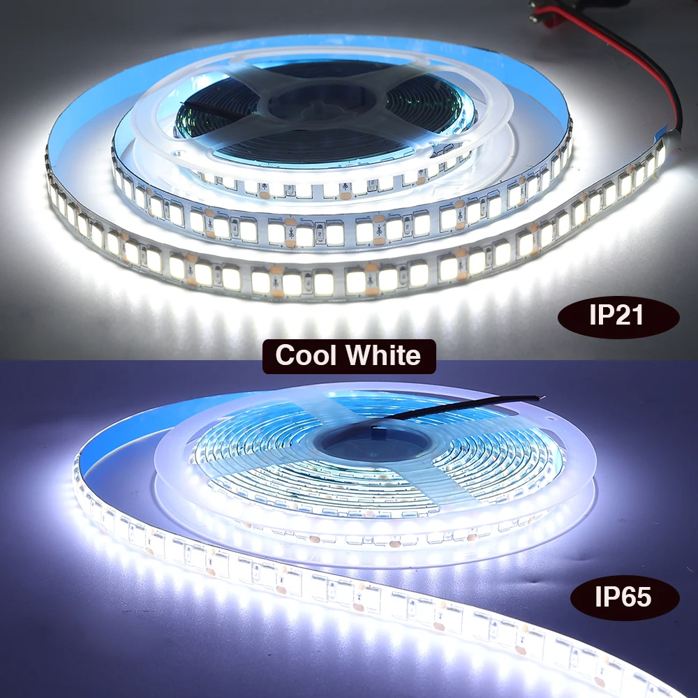 DC 12V SMD 5054 120leds/m LED Strip Light Red Pink Natural White Gold IP21 IP65 IP67 Waterproof Flexible LED Tape Lamp 5m/roll