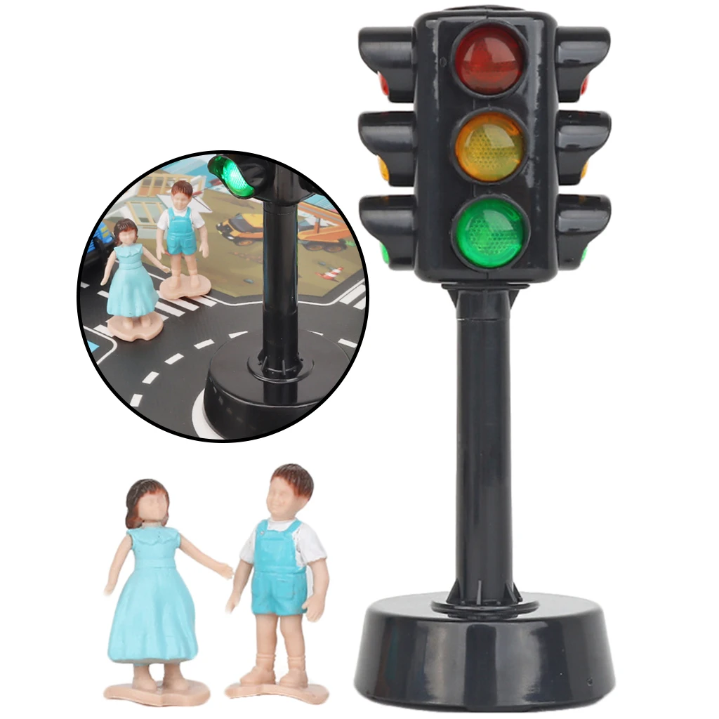 Simualtion Traffic Light with Sound & Light Practical Skills Learning Teaching Early Education Kids Toys Gift for 2 3 Years Old