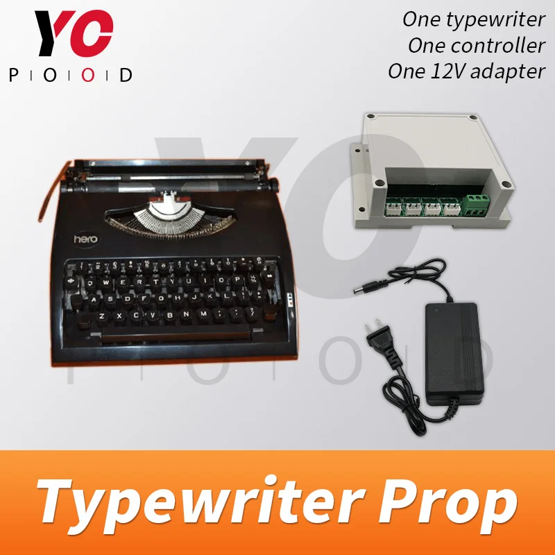 YOPOOD live-action escape room game typewriter device chamber room mechanism enter correct password to open lock