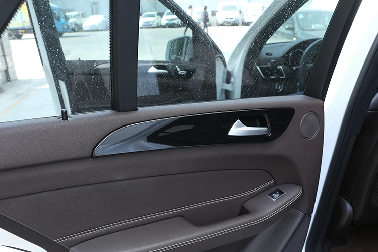 For Mercedes benz ML GLE GL Class GLS 320 400 Car Styling ABS Carbon Fiber Interior Door Decoration Panel Cover Trim Accessories