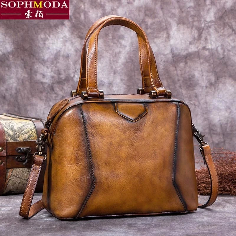 ★ancient ways bag bag female cowhide leather bag bag inclined shoulder bag, women's singles package 2021 new female bag