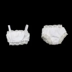 White Bra Top Panties Underwear Lingerie Set for Blythe Obitsu Doll