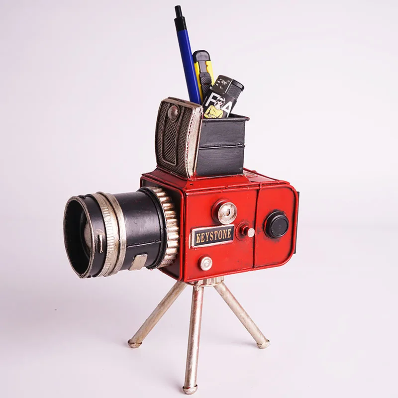 

Camera model decorationsRetro nostalgiaMetal and iron handicraftsvintage ornaments for homeindustrial decorhome furnishingstuink
