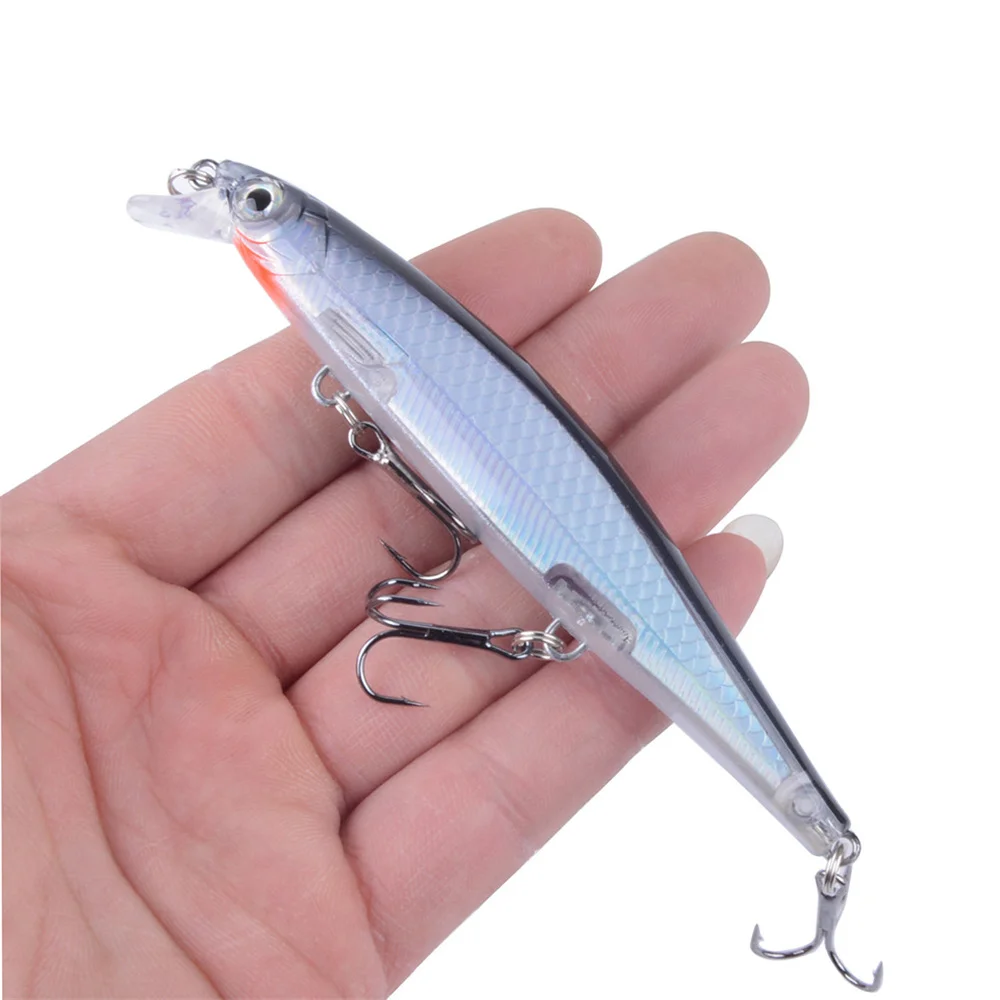 1Pcs Laser Sinking Minnow Fishing Lure 11cm/13.6g Long Cast Trolling Artificial Hard Bait Jerkbait Pike Carp Fishing Tackle