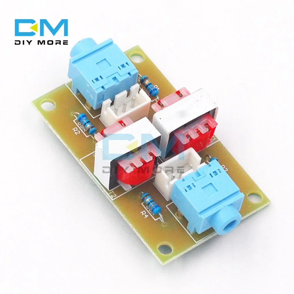 XH-M372 Stereo Audio Isolator Vehicle Common Ground Loop Suppressor Interference Noise Isolation Module Transformer Coupler