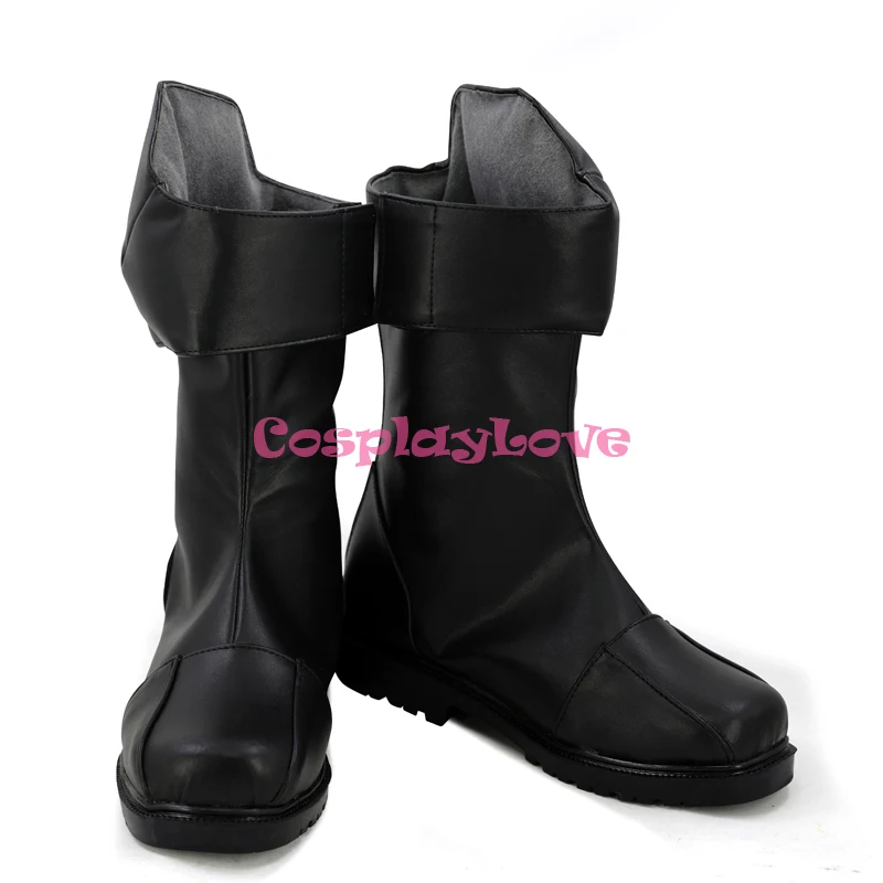 CosplayLove Cat Noir Black Cosplay Shoes Boots Leather Custom Made For Male Christmas Halloween Party