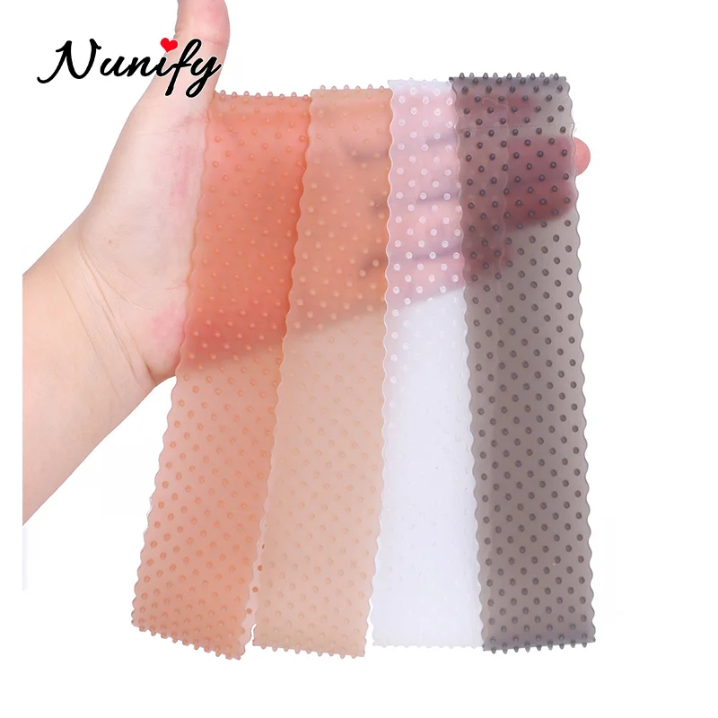 Nunify The Wig Silicone Band Quality Transparent Silicone Headband For Wearing Wig Soft Drop-Shaped Hair Band Wig Grip