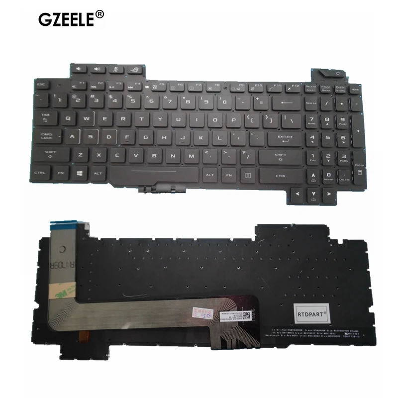 

English Backlit keyboard for ASUS ROG Strix GL503 GL703 GL503V GL503VD GL503VD-DB71 GL503VD-DB74 GL503VM GL503VS US