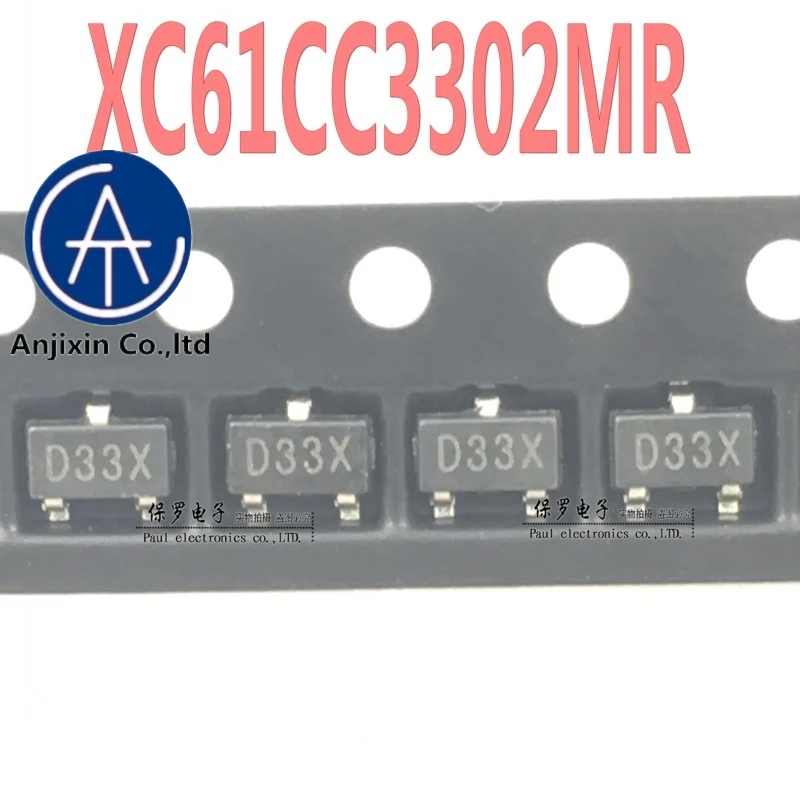 10pcs 100% orginal new voltage regulator chip XC61CC3302MR XC61CC3302 silk screen D33X SOT-23 real stock