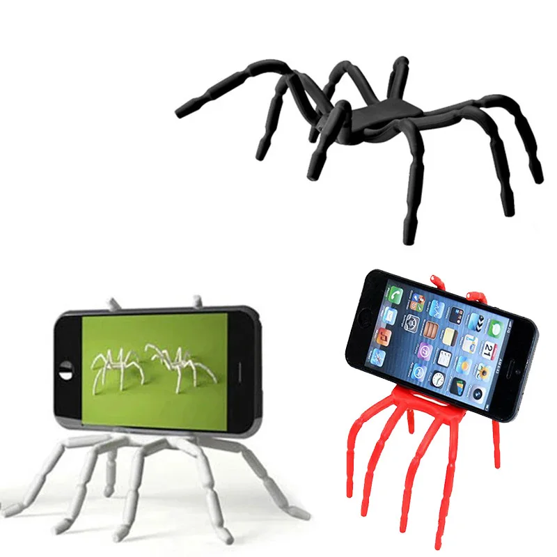 New Mini Spider Tripod for Iphone Huawei Sanmsung Xiaomi Phones Portable Stands Flexible Mount Holder for Ipad Camera