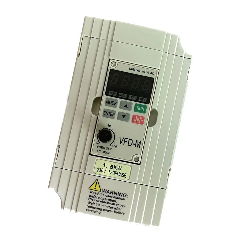 New original VFD-M series VFD015M21A ultra low noise 1.5kw 220V inverter