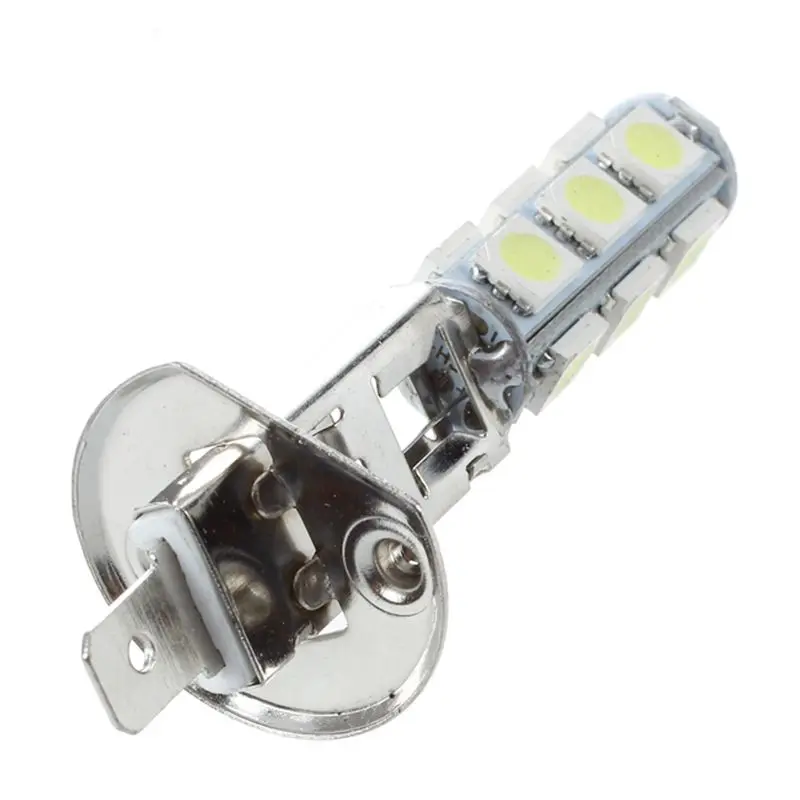 2 pcs Auto light headlight lamp H1 white 13 SMD 5050 LED chips