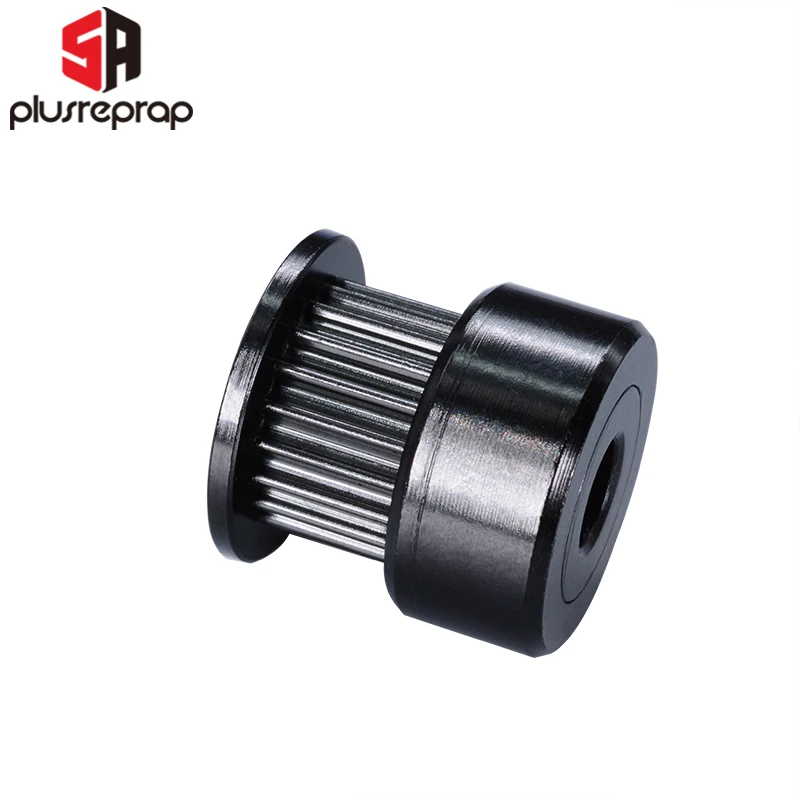 2/5 PCS GT2 16/20 Teeth Black Timing Pulley Bore 5mm Shaft Alumium Pulley for 6mm Belt 3D Printer Parts