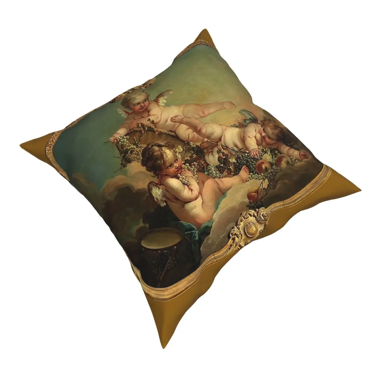 Francois Boucher Allegory Of Autumn Pillow Cover Home Decorative Cushions Throw Pillow for Living Room Double-sided Printing