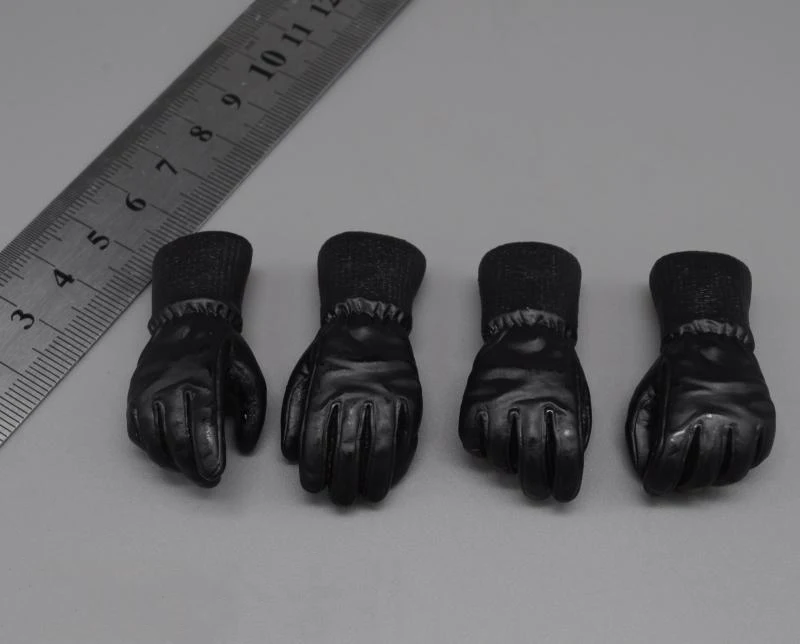 In Stock 1/6th Eenterbay EB WWII Modern Long Gloved Hand Black/Yellow and Green Color Hand Models For 12 Inch Doll Soldier image 2