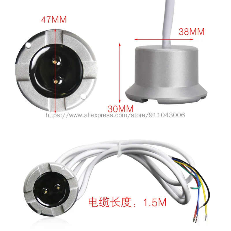 Machine Room Water Level Detector Wired Leakage Detector Base Station Flooding Alarm Water Immersion Sensor