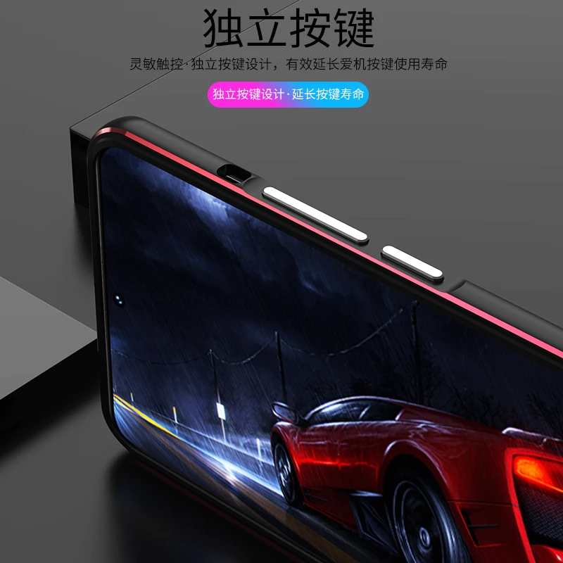 Bumper Case For Xiaomi Mi 12 12Pro 12X Metal Aluminum Frame For xiaomi Mi 12X 12 Pro Luxury Shockproof Phone Accessories