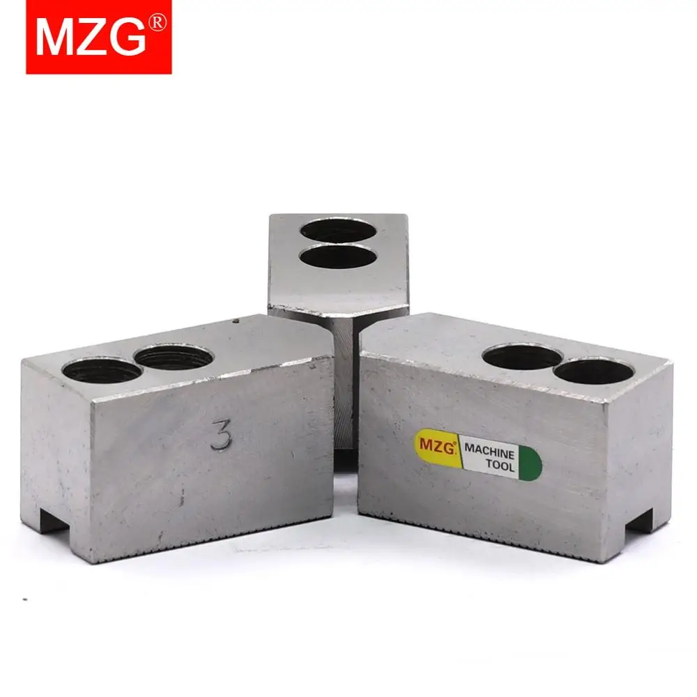 MZG 4 5 6 7 10 12 inch 120 Degree Standard Hollow Soft Jaw for CNC Lathe Chuck Machining  Cutting Tool