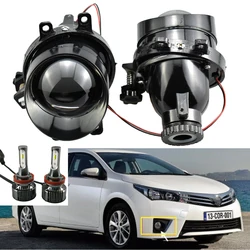 2pcs For Camry/Corolla/RAV4/Yaris/Auris/Highlander/Prius/LX570/RX350 Bi-xenon Projector Lens H11 D2H HID Bulb Accessories DIY