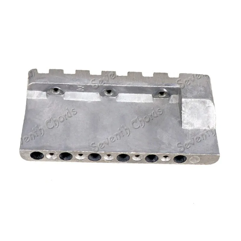 1 Stück 6-Saiten-Sattel-Tremolo-Brückenbasis für E-Gitarren-Zubehörteile Musikinstrument – Detail 6