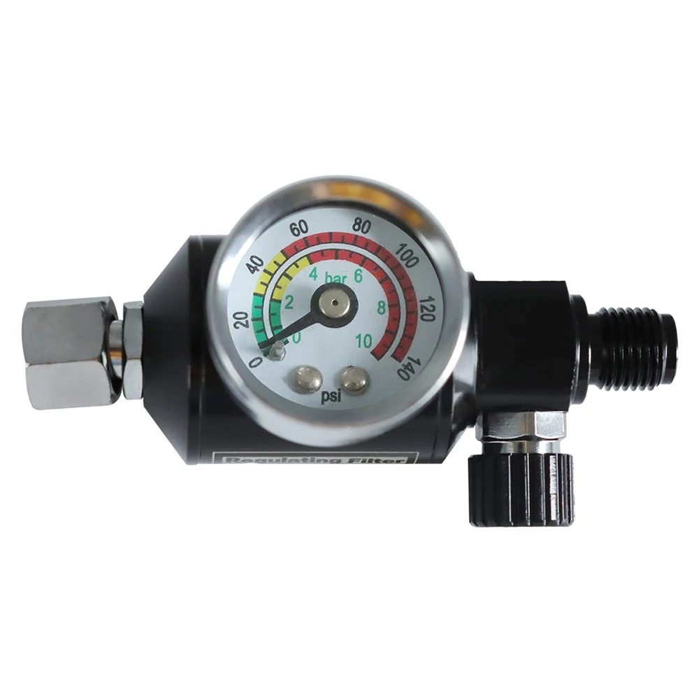 0.8 millimetri/1.0 millimetri ugello H-2000 pistola a spruzzo pneumatica + 2-in-1 separatore olio-acqua Set di utensili pneumatici