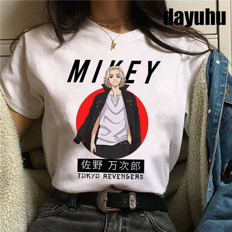 Japanese Anime Tokyo Revengers T Shirt Men Kawaii Harajuku Summer Tops Tokyo Revengers Graphic Tees Cartoon Unisex T-shirt Male