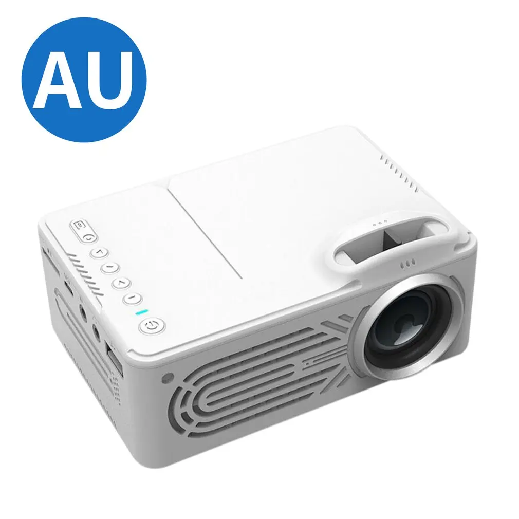 814 Mini Micro Draagbare Home Entertainment Projector Ondersteunt 1080P Hd Mobiele Telefoon Verbinding Projector Witte Kleur