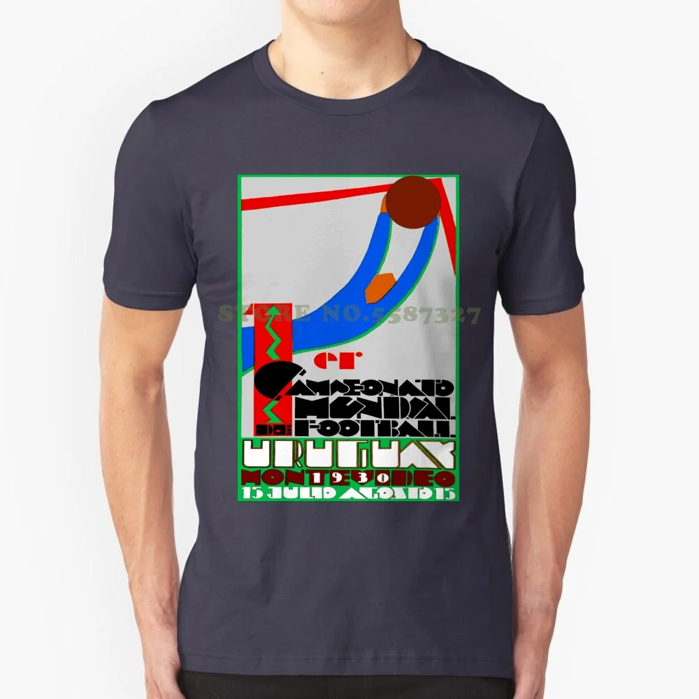 Fútbol ; Fútbol Vintage Uruguay Impresión Moda Vintage Camiseta Camisetas Fútbol Fútbol Montevideo Uruguay Fútbol