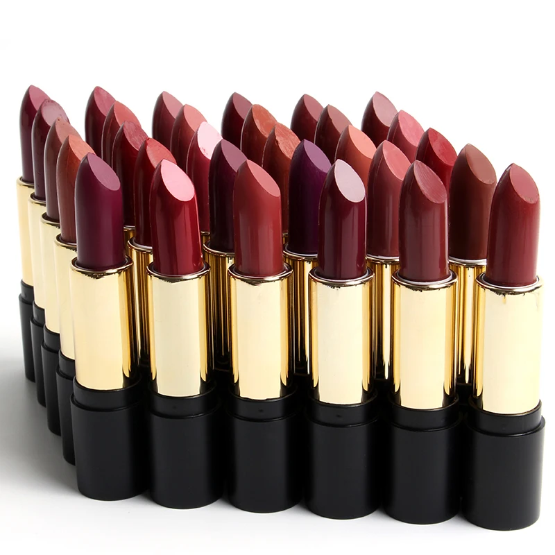 

50pcs Makeup Vendor Oem Lip Stick Wholesale No Logo Waterproof Natural Custom Private Label Matte Lipstick Vegan Cosmetics