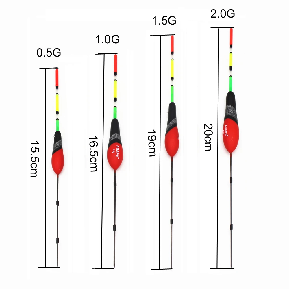 Agape  Fishing Float Bobber 0.5G 1.0G 1.5G 2.0G Buoyancy Balsa Wood Oem Factory Store 210041