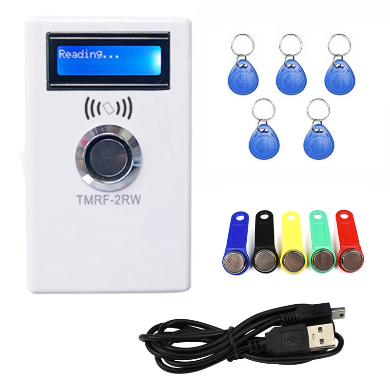 Imagem -02 - Programador Ibutton tm Ds1990a Copiador Duplicador Cloner 125khz T5577 Leitor Rfid Escrever Rw1990 Token Chave Rfid tm Keyfob Novo