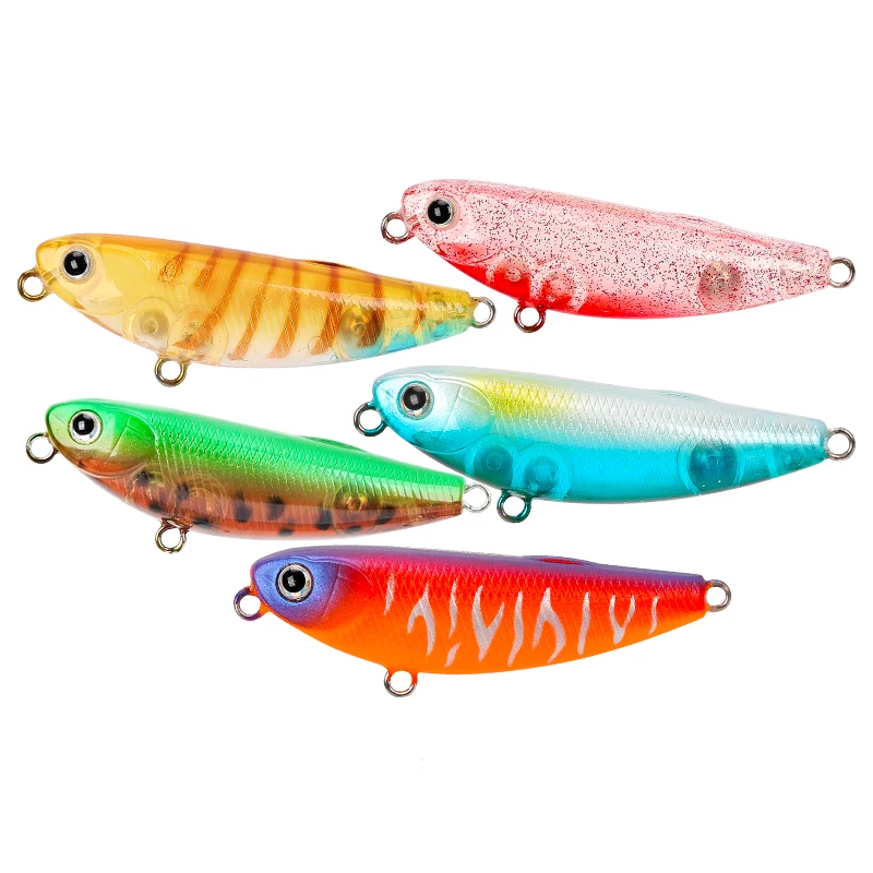 TSURINOYA Topwater Fishing Lure DW62 50mm 5g Floating Pencil Artificial Bait Hard Bait Bass Pike Trout Wobbler Fishing Tackle