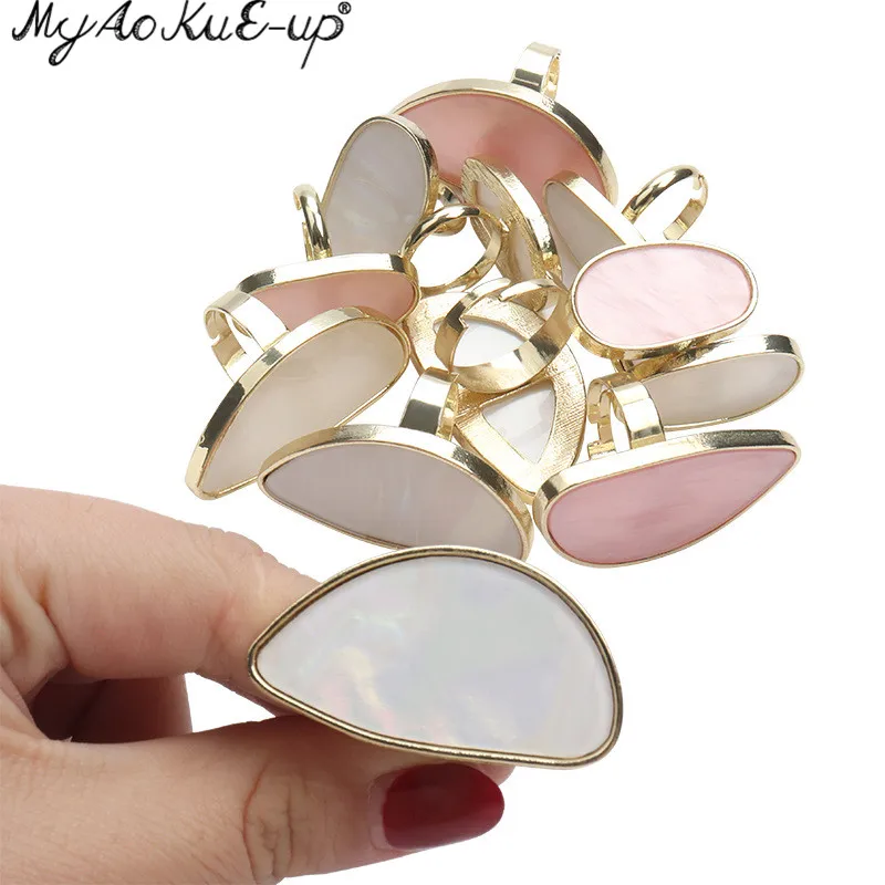 1 stücke Achat Harz Nail Art Palette Nagel Make-up Tablett Ring Nägel Lack Lagerung Veranstalter Palette Display steht Board Beauty Tools – Detail 4