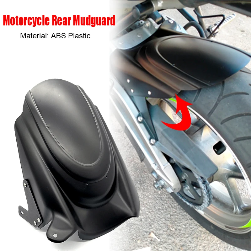 Garde-Boue Arrière Moto Aspect Carbone Brillant Pour Kawasaki Versys 650 & KLE 650 2007-2023 - Protection Splash Guard Robuste