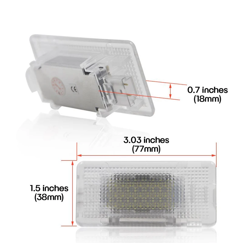 Per Land Rover Range Rover L322 2002-2012 luci interne a LED portellone bagagliaio/porta cortesia/sotto Footwell/vano portaoggetti/lampada targa