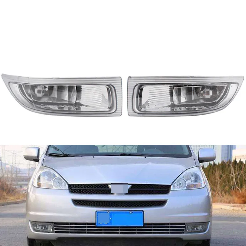 Auto lewe i prawy przedni zespół światła przeciwmgielnego do reflektor samochodowy świateł dziennych TOYOTA SIENNA 2004 2005