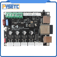 FYSETC E4 Board with Built-in Wi-Fi and Bluetooth 4 pcs TMC2209 240MHz 16M Flash 3D Printer Control Board Based for 3D Printer