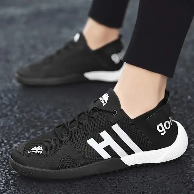 2020 Vibrato Breathable Ice Silk Cloth Trend All-match Summer One-step Sneakers Casual Shoes Breathable