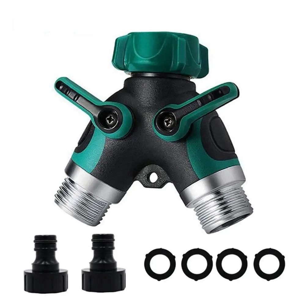 2-way Heavy-duty Garden Hose  Distributor 3/4