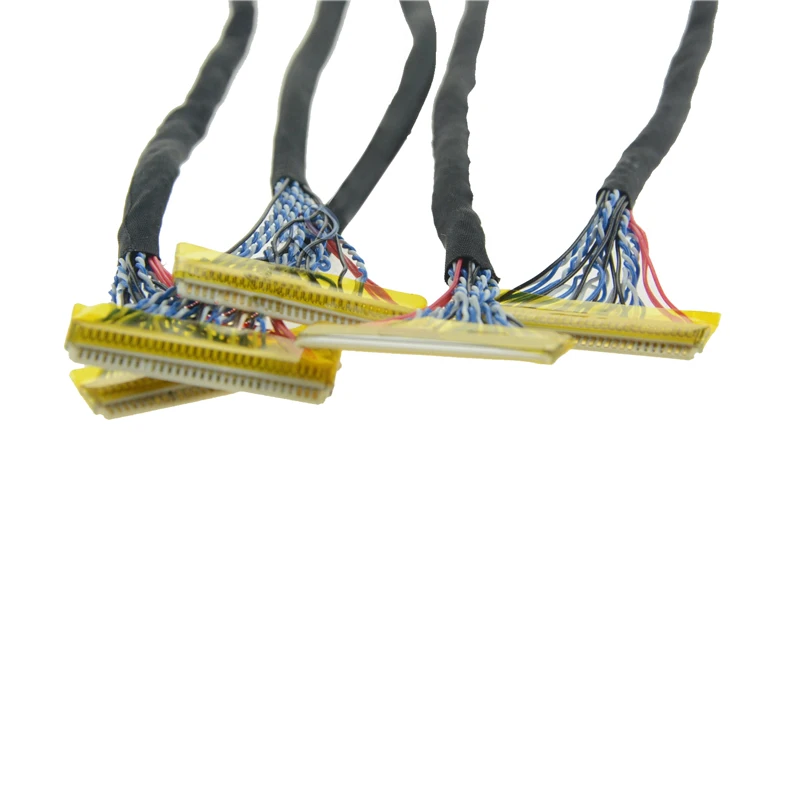 5 Chiếc 26Cm 40Cm FIX-S6 30Pin LVDS Cáp Cho LVDS Bảng Điều Khiển 30 Chân 2ch 6bit 15.0 15.4 17.0 màn Hình LCD 17.1 Inch TFT DIY