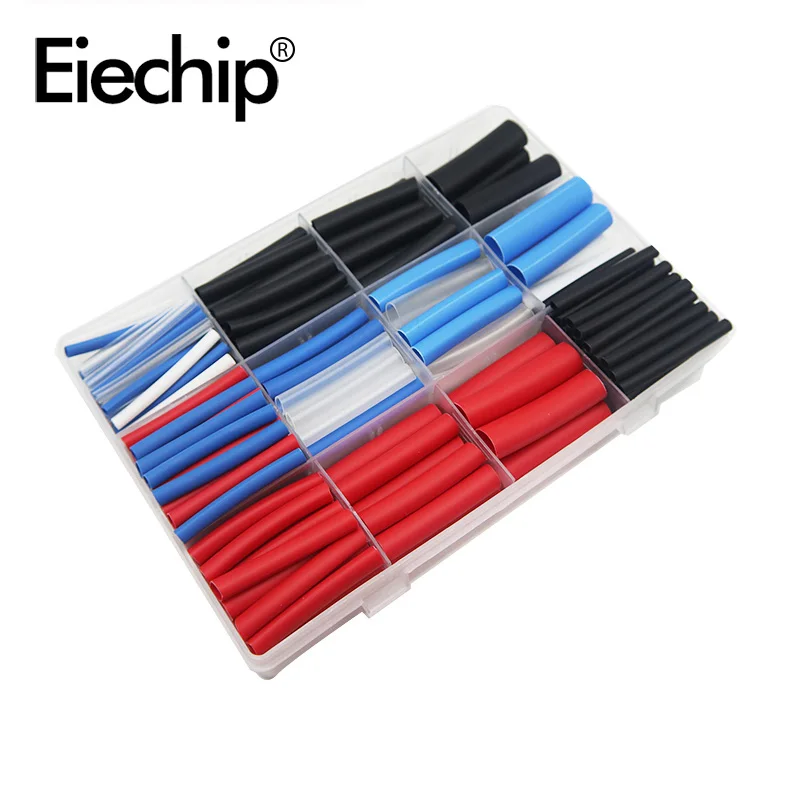 275pcs Heat Shrink Sleeving Tube Tube Assortment Kit,Polyolefin Insulation Sleeving Heat Shrink Tubing Wire Cable Shrinkage 3:1