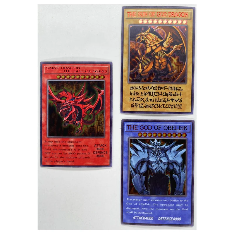 Yu Gi Oh English Egyptian God Obelisk the Tormentor DIY Toys Hobbies Hobby Collectibles Game Collection Anime Cards